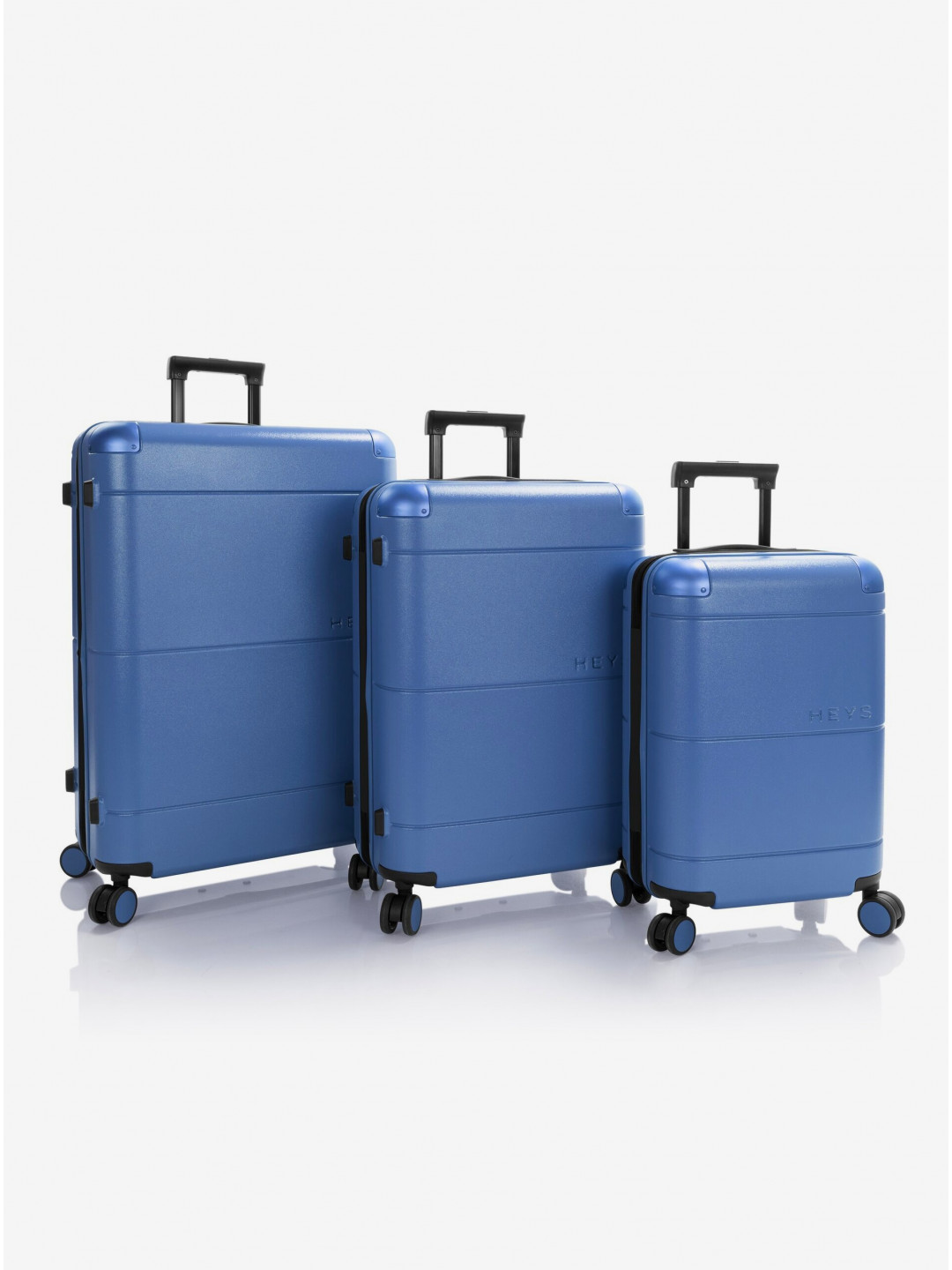 Sada tří cestovních kufrů Heys Zen S M L Royal Blue
