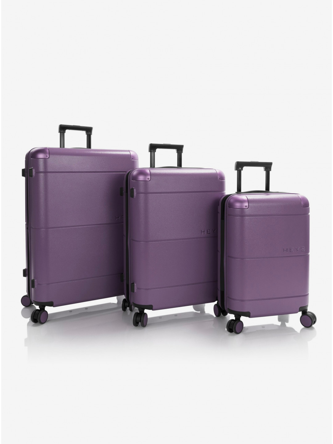 Sada tří cestovních kufrů Heys Zen S M L Purple