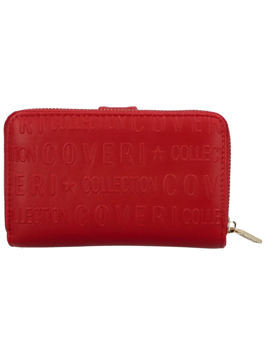 Trendová dámská koženková peněženka Dona červená