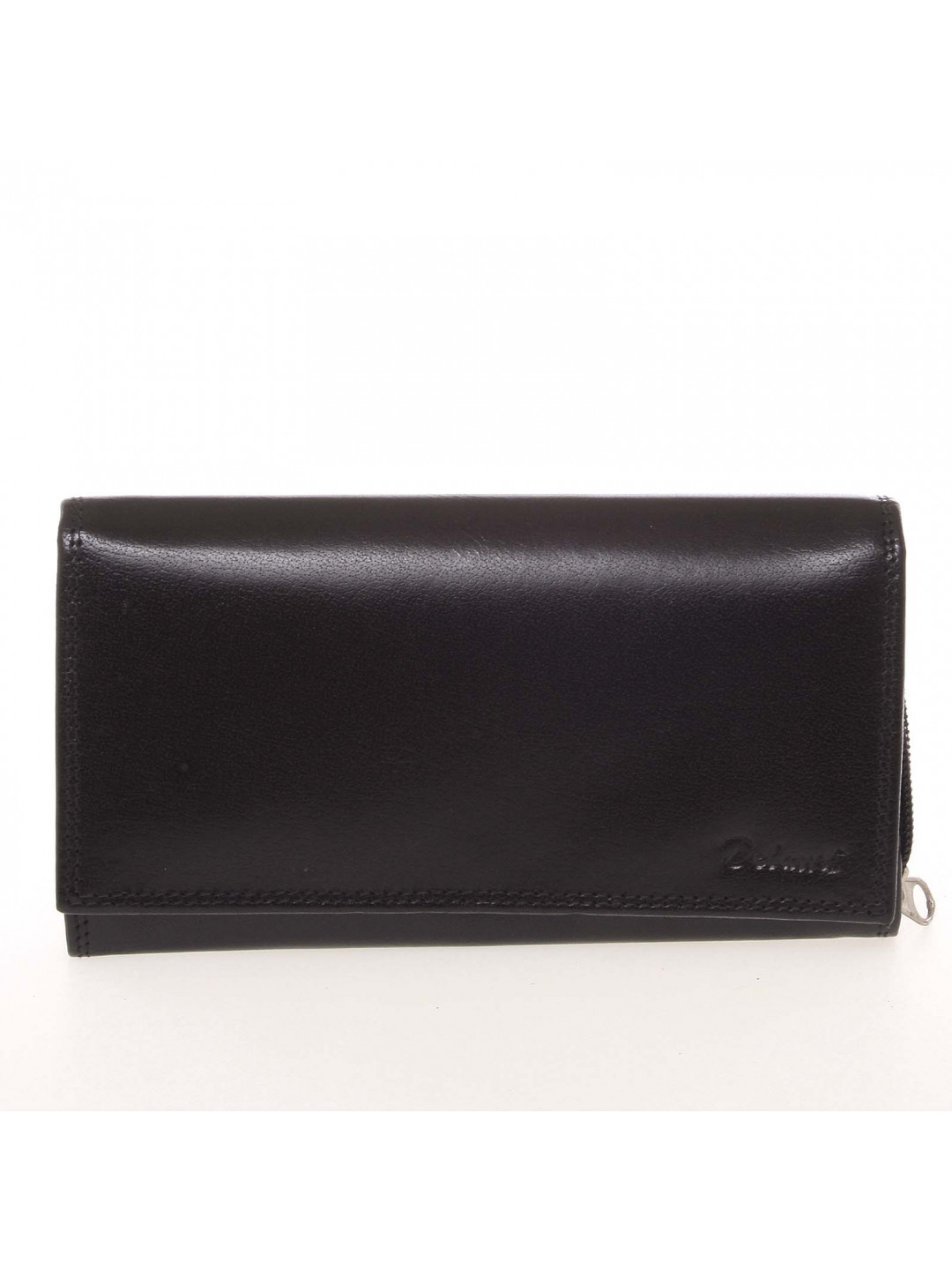 Dámská kožená peněženka černá – Delami Eamína