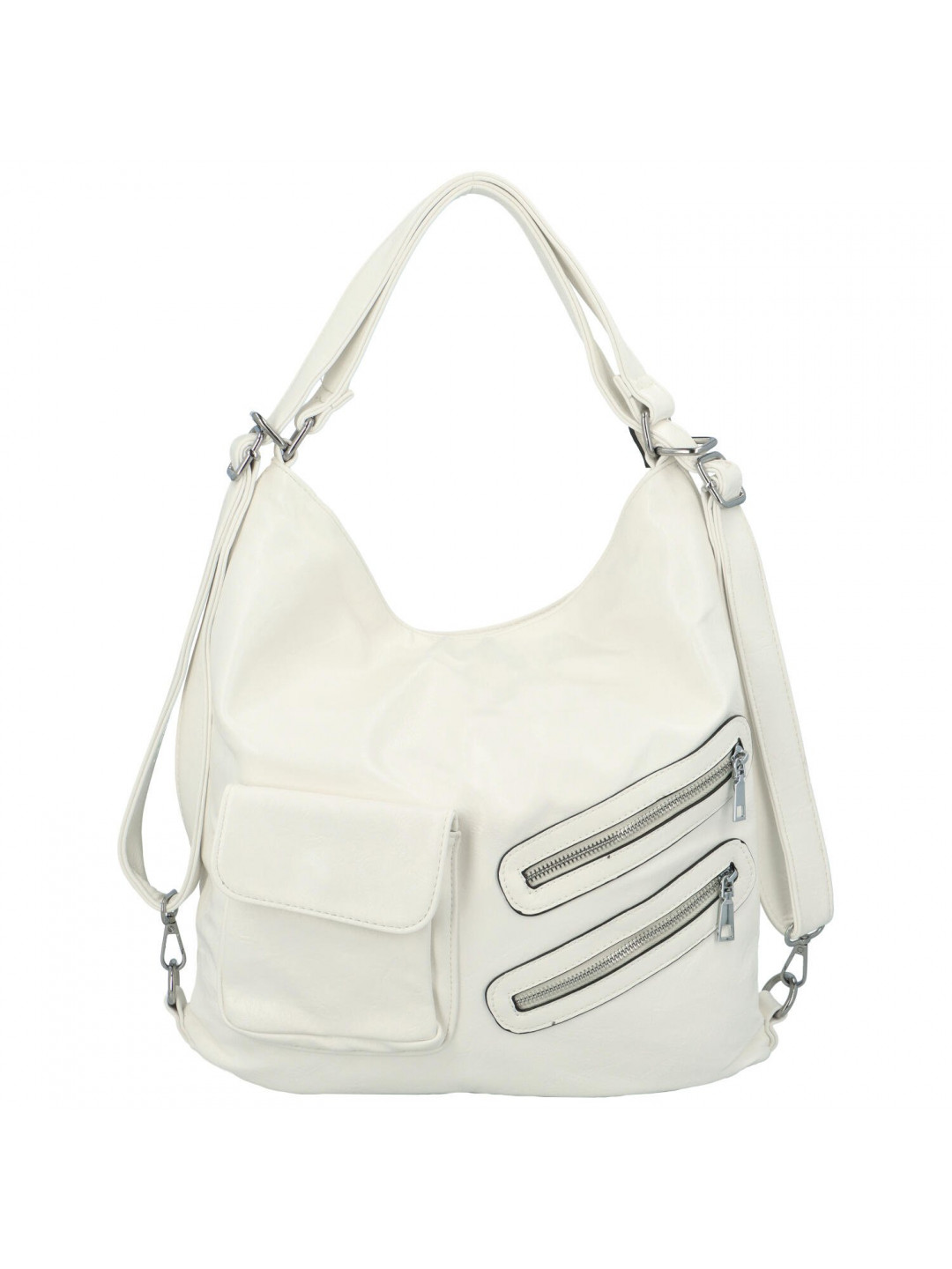 Dámský kabelko batoh bílý – Romina & Co Bags Marjorine