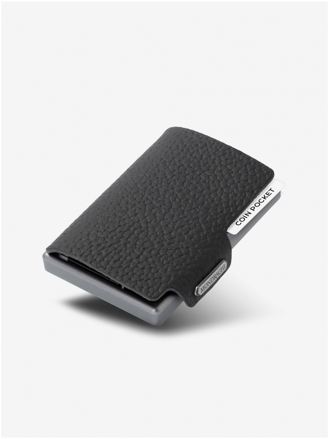 Černá kožená peněženka Mondraghi One Plus