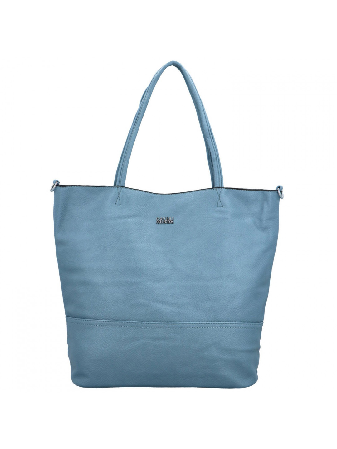 Trendy dámská koženková kabelka Lisabeth světle modrá