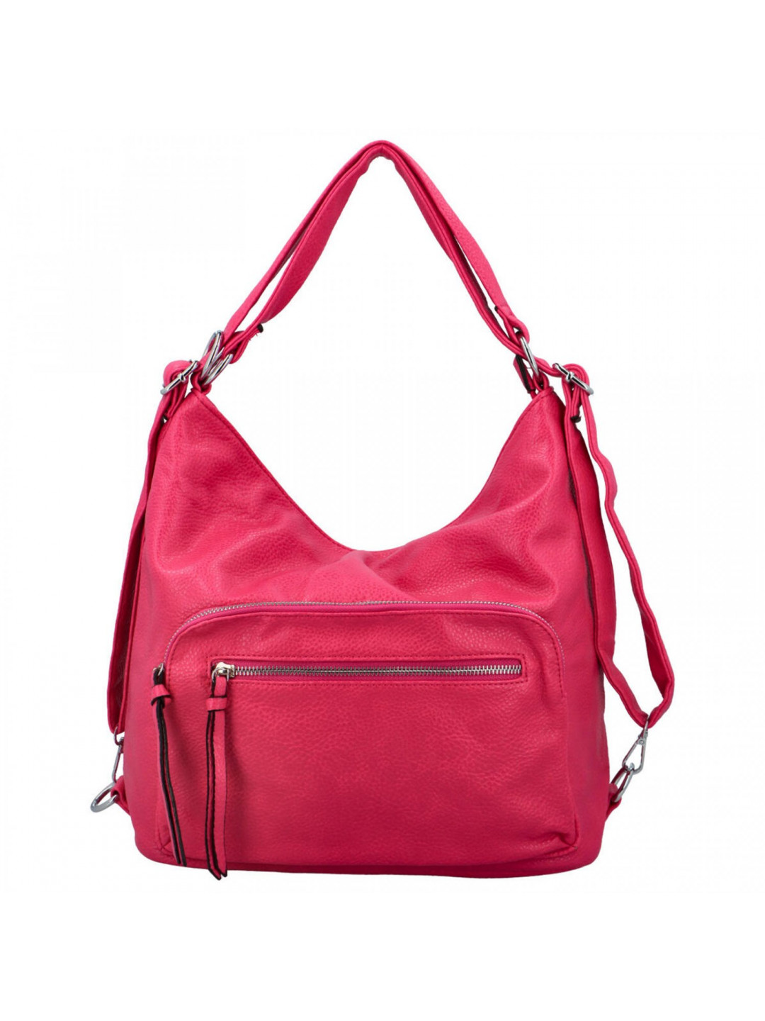 Trendy dámský kabelko-batoh Wilhelda červená