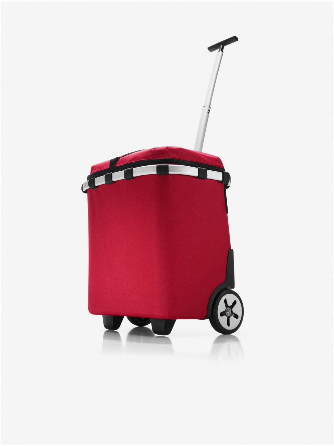 Červený nákupní vozík na kolečkách Reisenthel CarryCruiser Iso