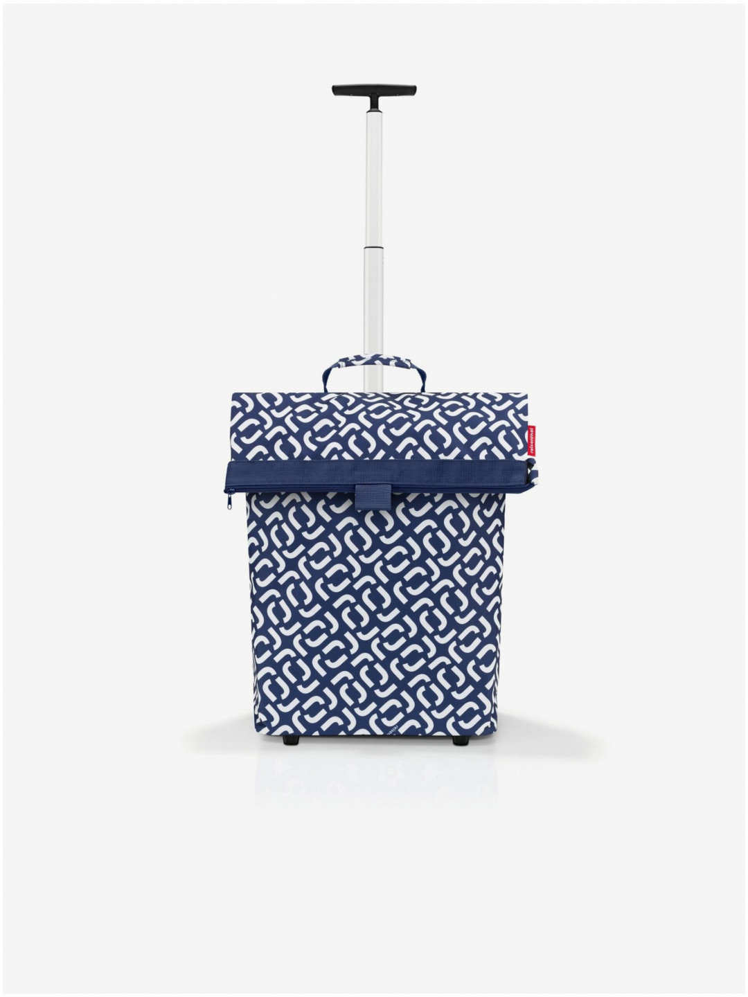 Tmavě modrá nákupní taška na kolečkách Reisenthel Trolley M