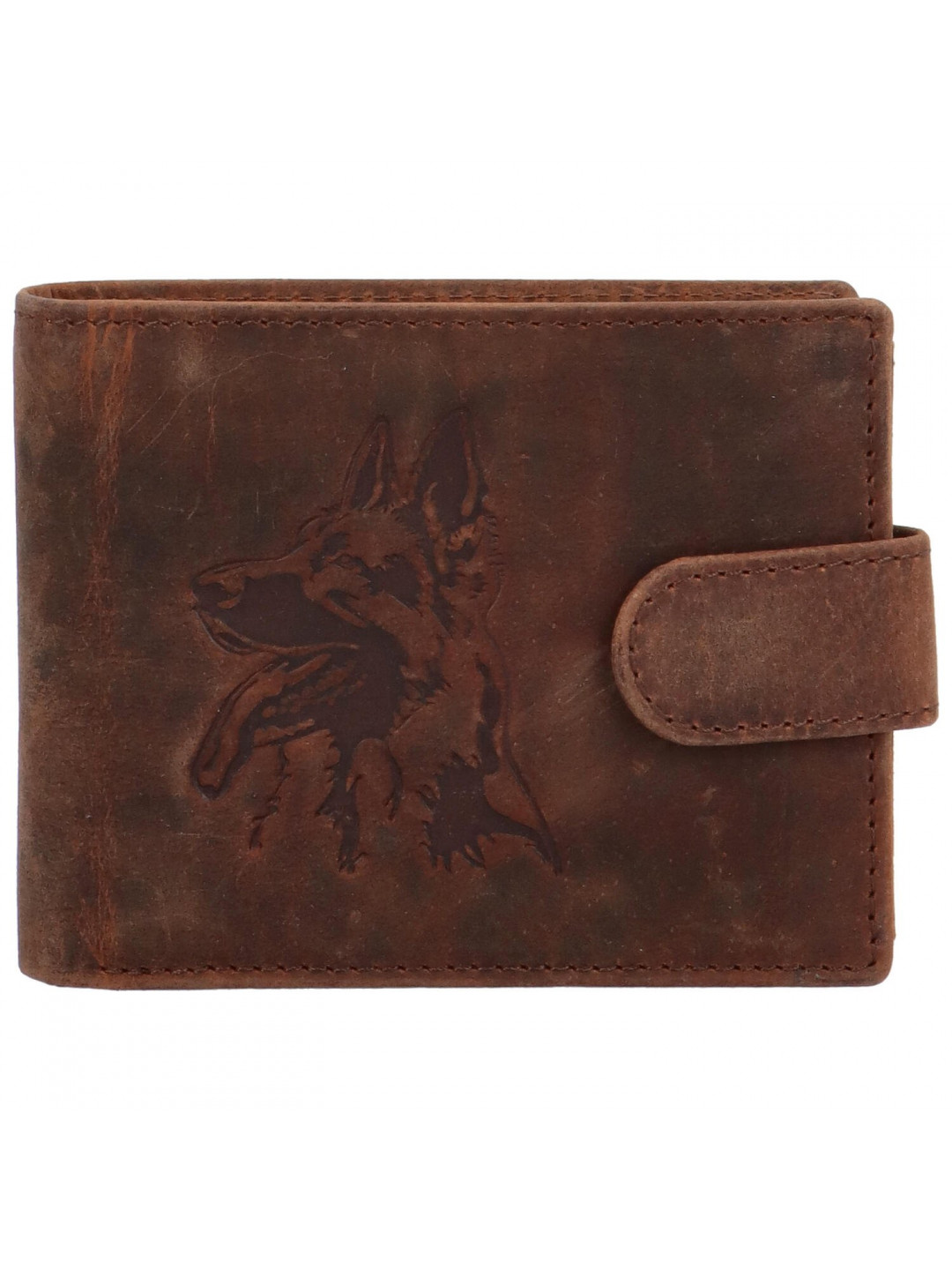 Pánská kožená peněženka hnědá – Bellugio Yeryss Pes