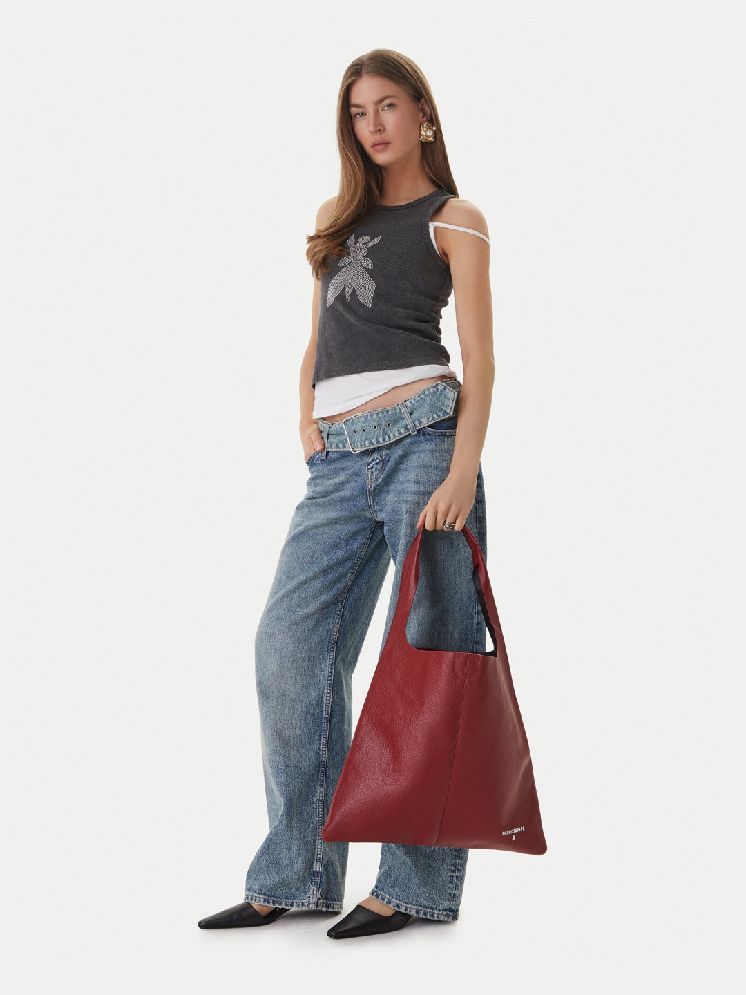 Kabelka Patrizia Pepe 8B0321 L148-B861 Bord