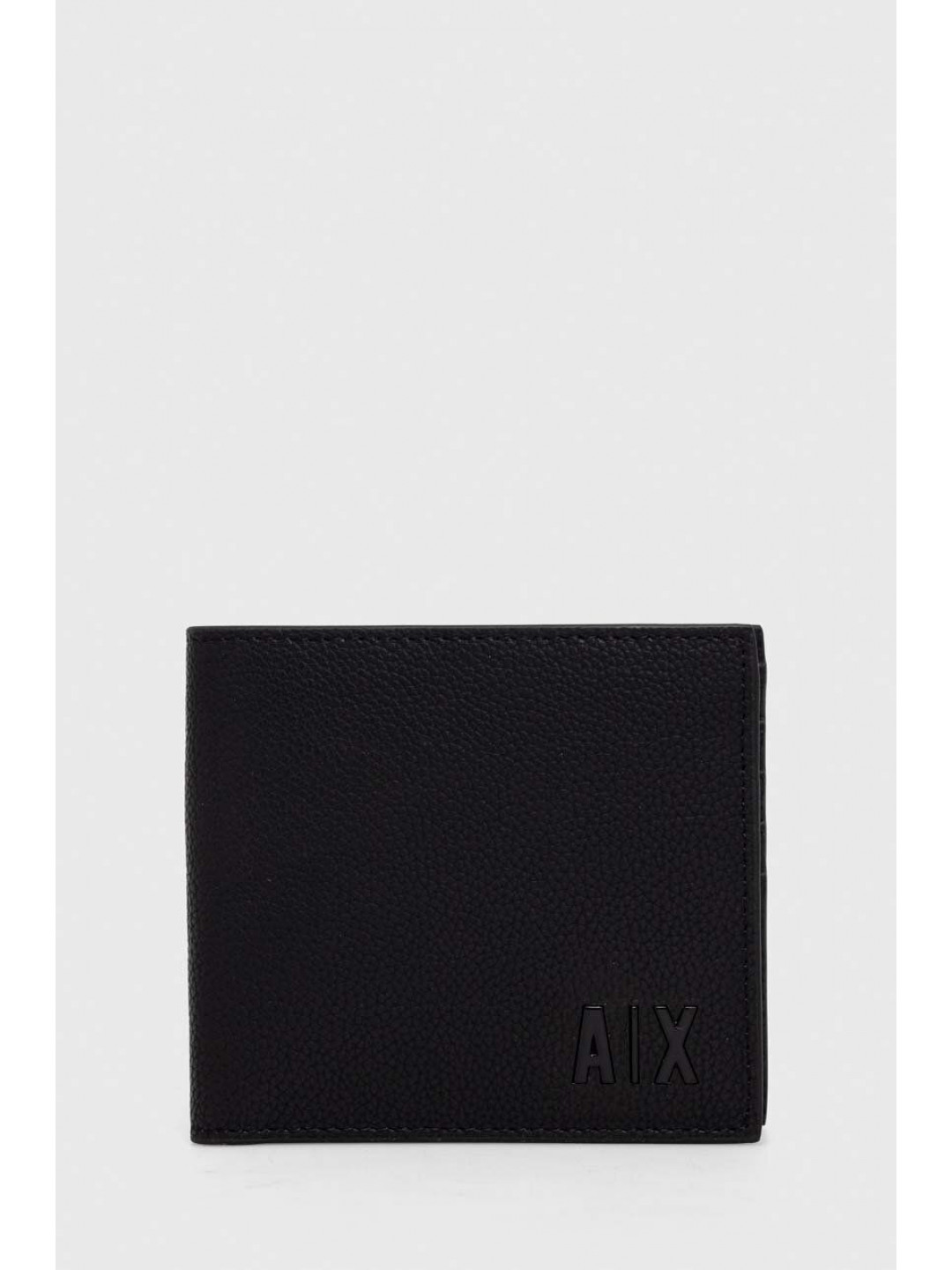 Kožená peněženka Armani Exchange černá barva 958097 3F892