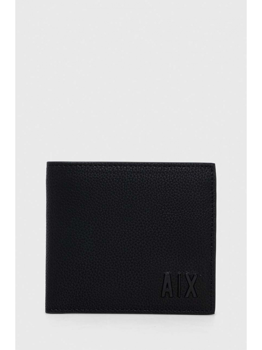 Kožená peněženka Armani Exchange černá barva 958098 3F892
