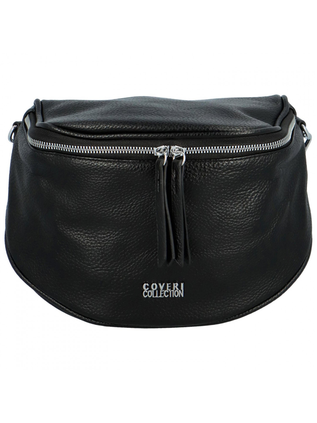 Trendy dámská koženková kabelko-ledvinka Sellest černá