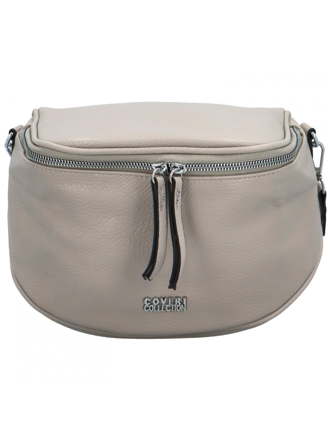 Trendy dámská koženková kabelko-ledvinka Sellest šedá