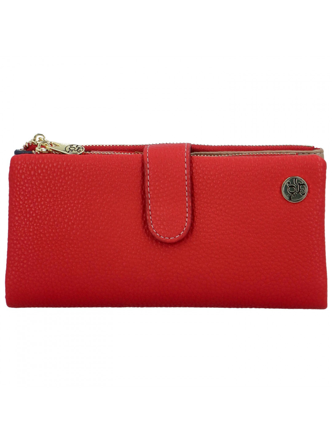 Dámská kožená peněženka červená – Gregorio Adetta