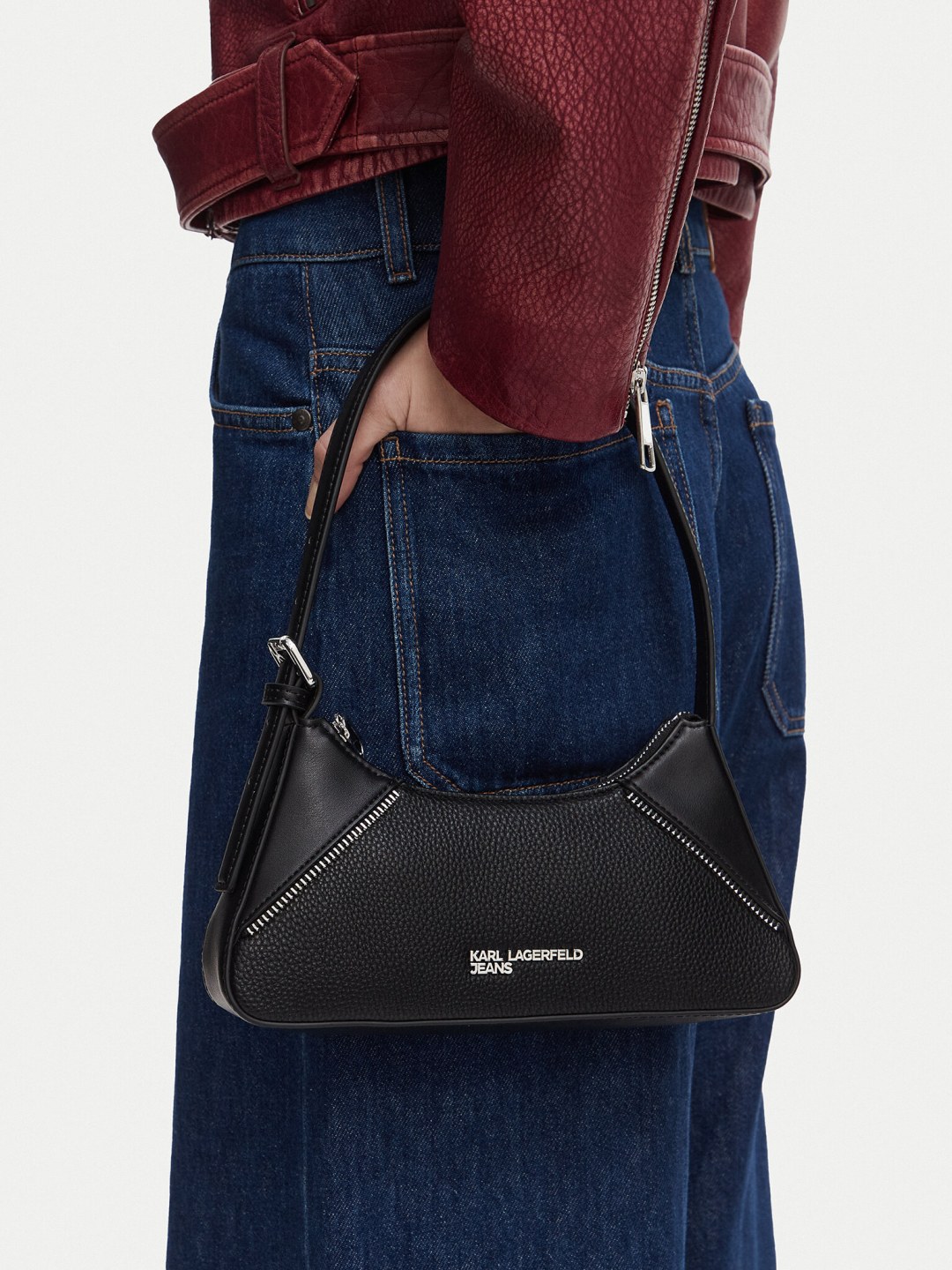 Kabelka Karl Lagerfeld Jeans B3W30185 Černá