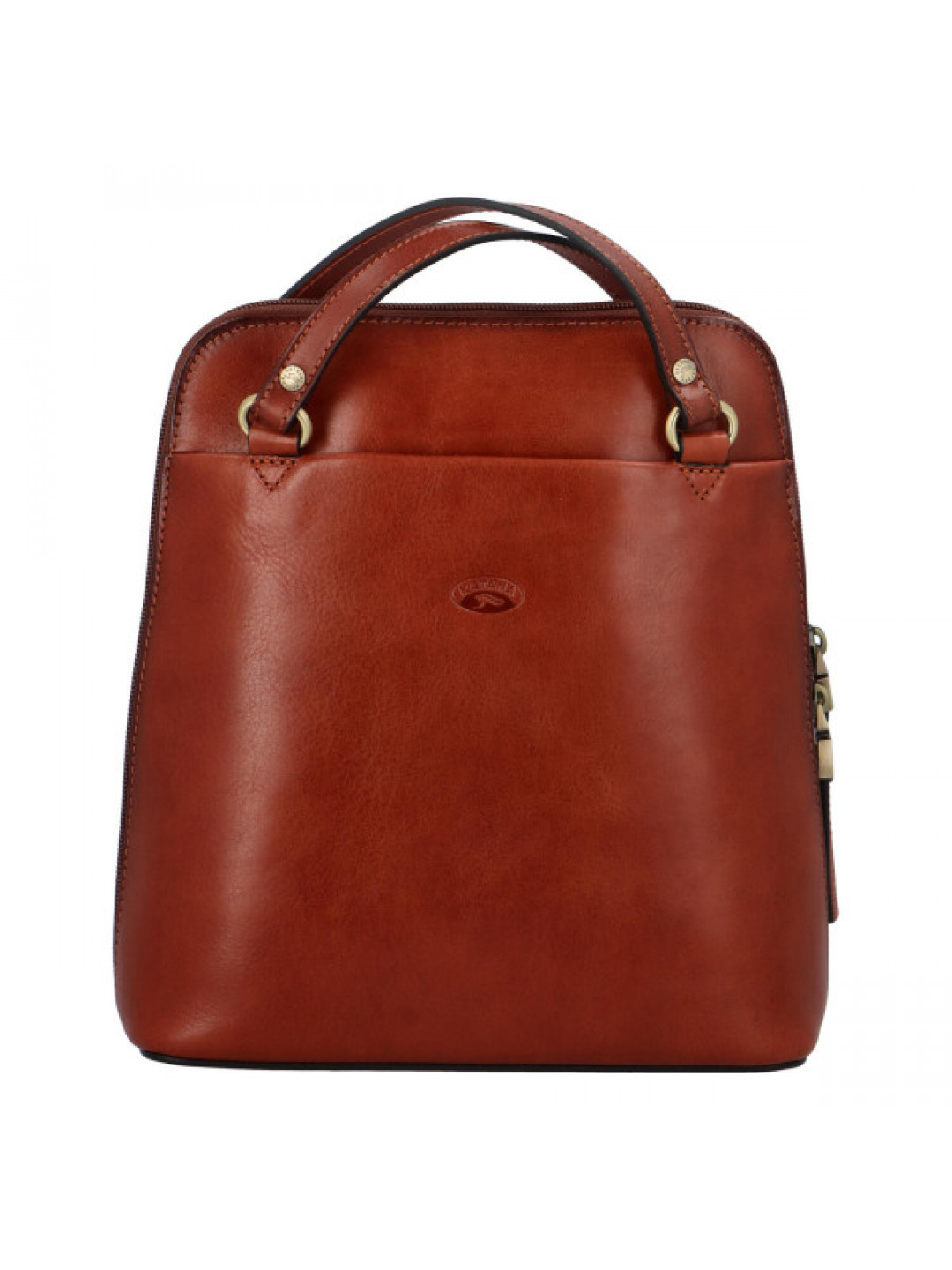 Luxusní kožený kabelko batoh 2 v 1 Katana deluxe hnědý