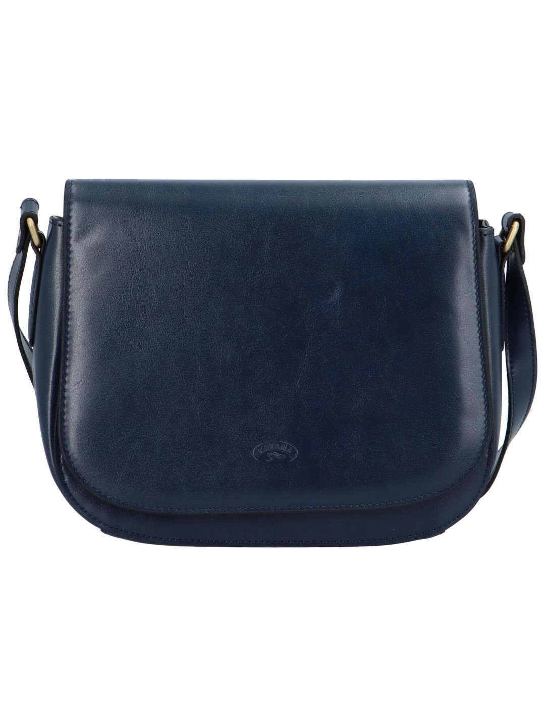 Luxusní dámská kožená kabelka Katana Ema modrá