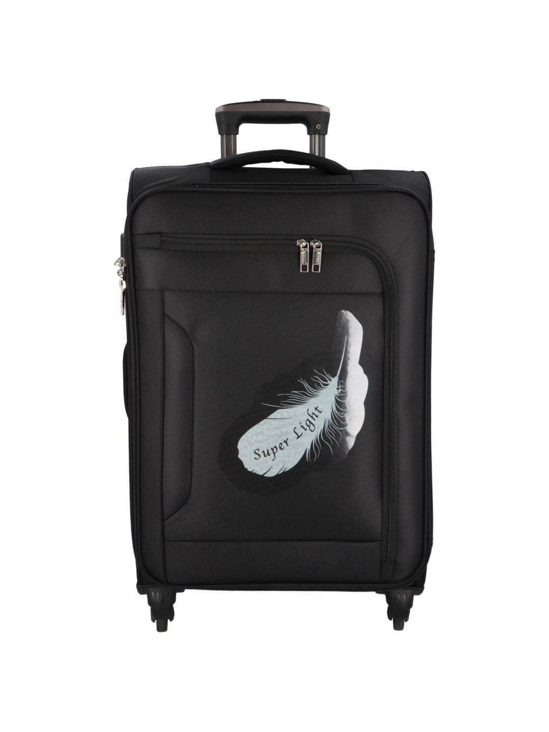 Ultralehký textilní kufr AirPack vel S černý