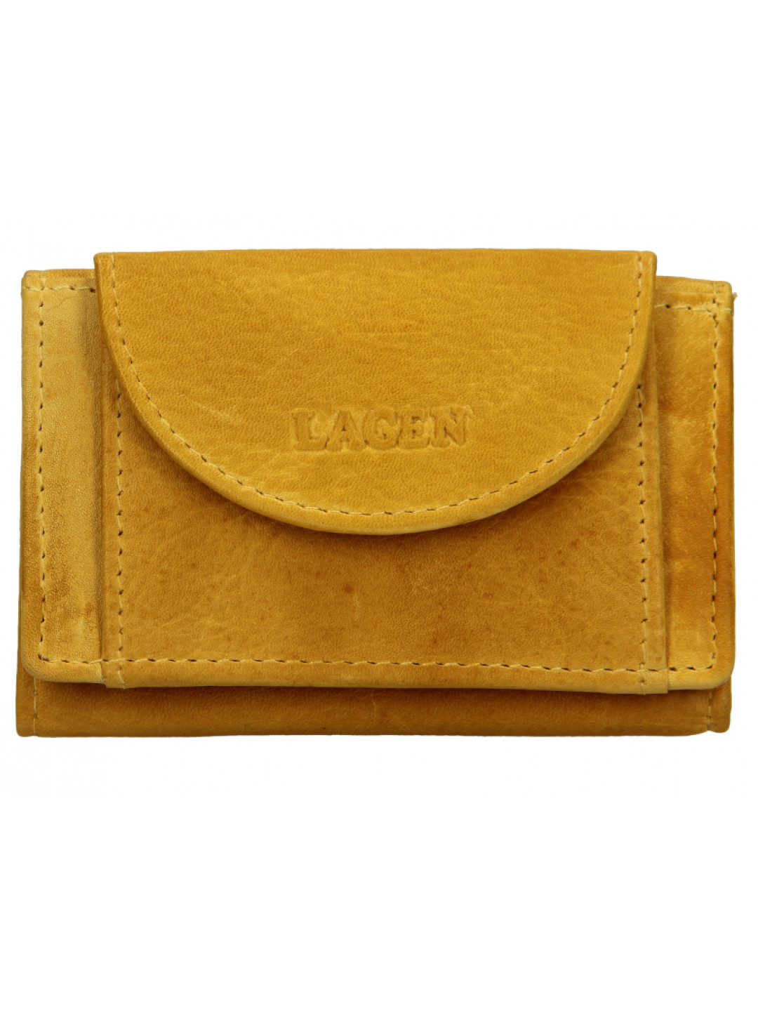 Lagen Dámská kožená mini peněženka 2030 D Yellow
